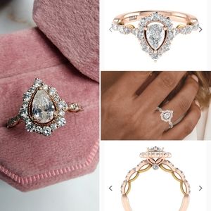 Zac Posen 1 Ct. Tw. Diamond Engagement Ring 14K Rose Gold